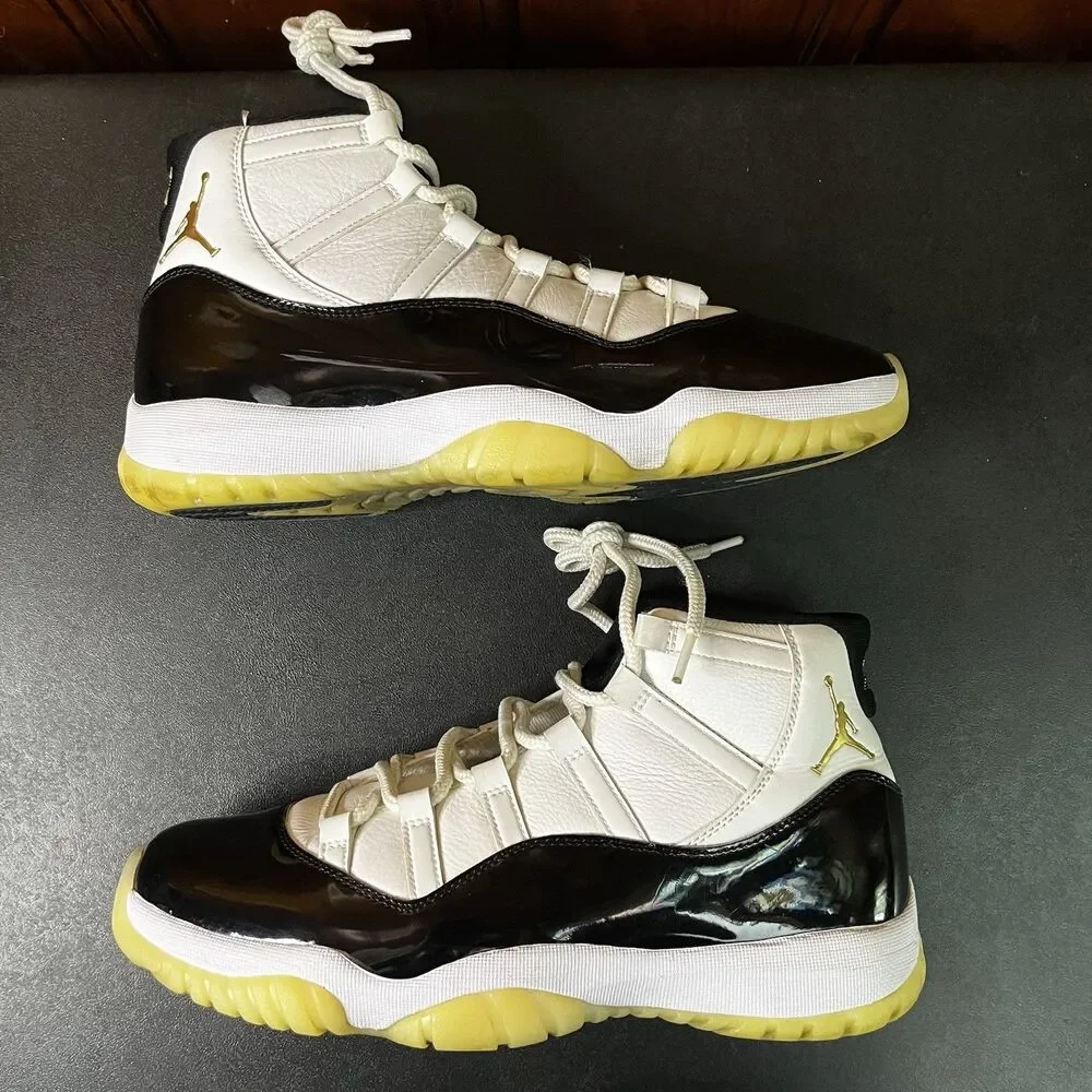 Jordan 11 DMP Gratitude Retro 2023 Size 11 Men CT8012-170 Black/White /Gold